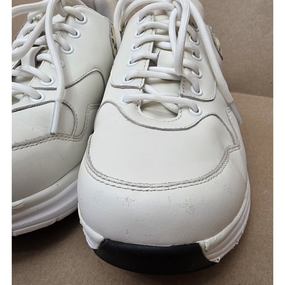 Gravity Defyer (Sz 10.5) Womens White Leather Gdefy Shoes Snake - Picture 5 of 13